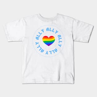 LGBTQ+ Ally Kids T-Shirt